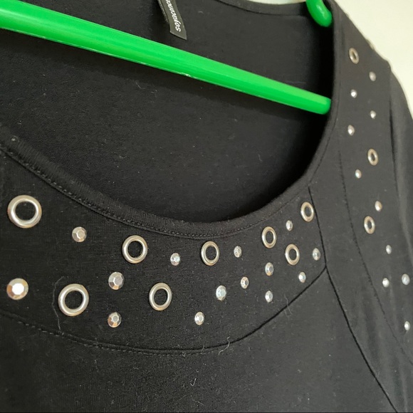 3/$30 Soyaconcept black mini dress size small - Picture 2 of 6